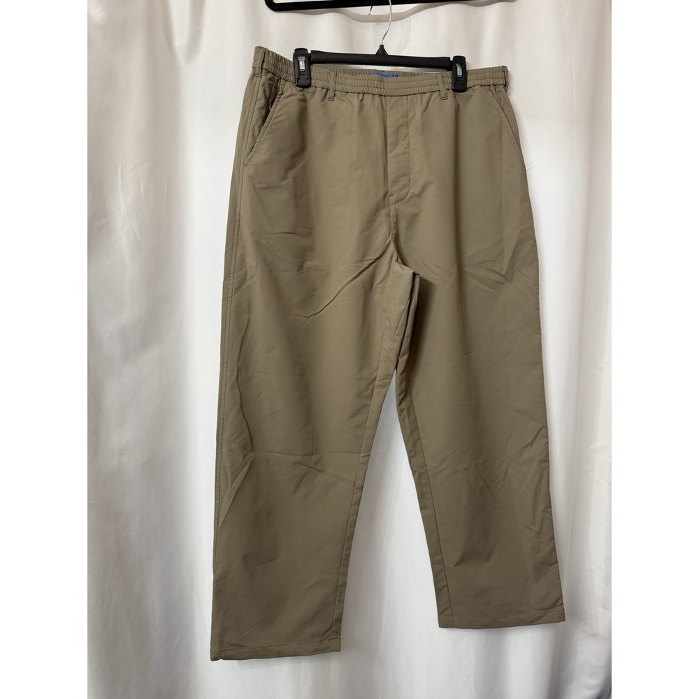 Piombo NWT Men's XL Trousers Pants Brown Cotton Casual Relaxed‎ Lightweight H50